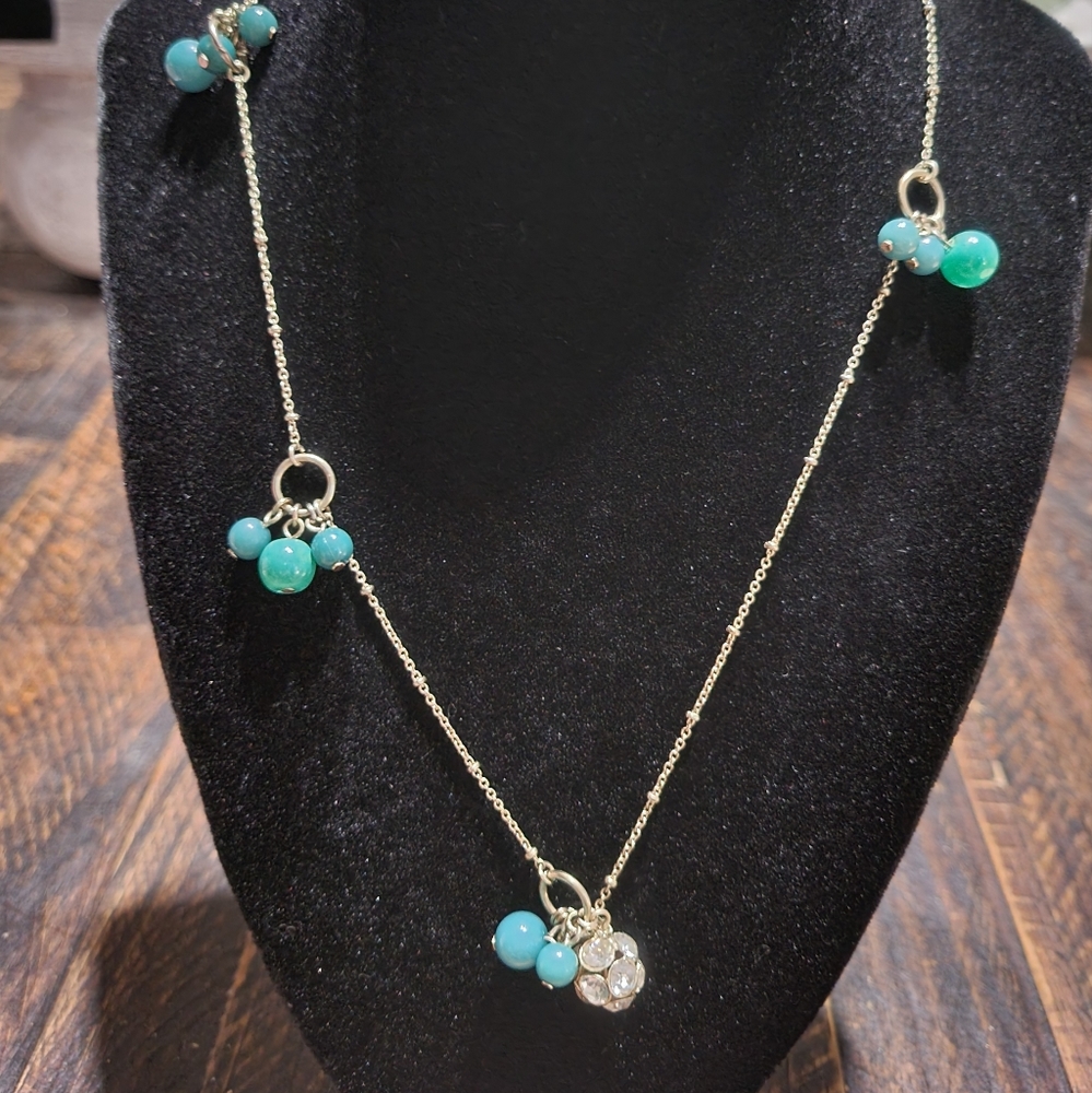 J. Crew Bead Station Necklace